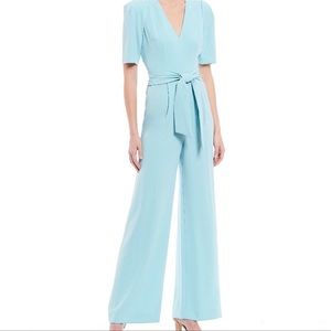NTW Antonio Melani Wide Leg Belted Jumpsuit - Size 0